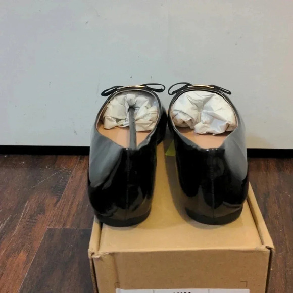Journee Collection Kim 2 Ballet Flat Black Faux Leather - Picture 6 of 10